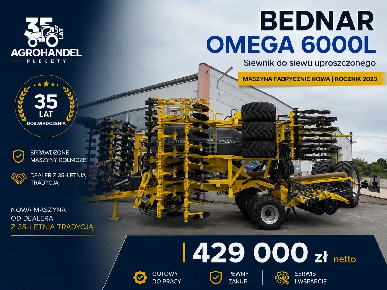 2023 Bednar Omega 6000L, dovoz Skladom v EÚ — foto 1 z 6 2023 Bednar Omega 6000L, dovoz Skladom v EÚ — foto 1 z 6