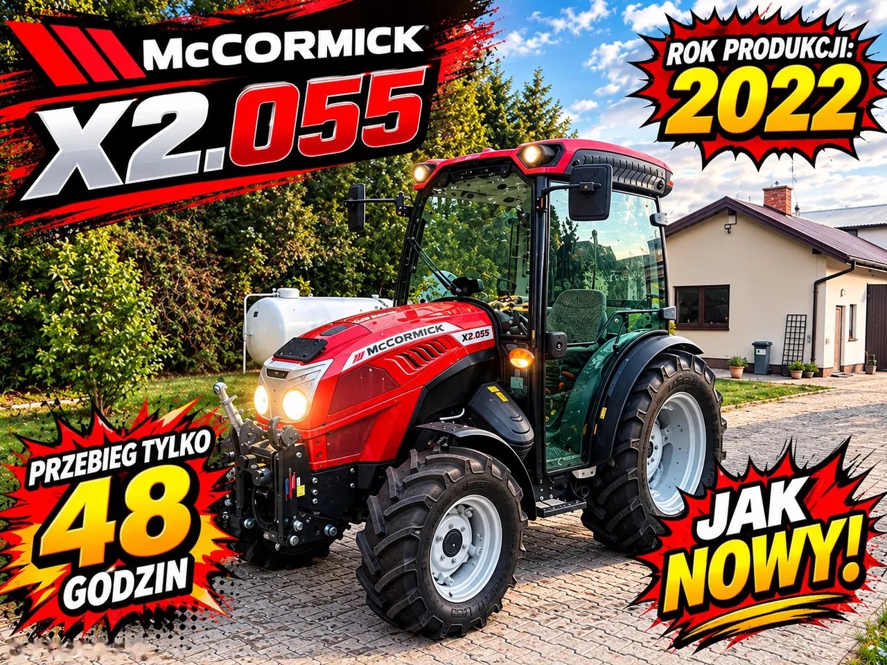 2022 Mccormick X2.055, 47 mth, dovoz Skladom v EÚ — foto 1