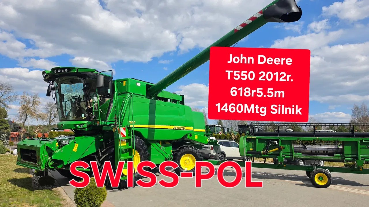 2012 John Deere T550, 1 460 mth, dovoz Skladom v EÚ — foto 2 z 24