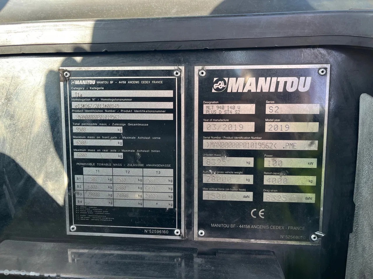2019 Manitou MLT 940 - 140V+, 9 880 mth, dovoz Skladom v EÚ — foto 10 z 15