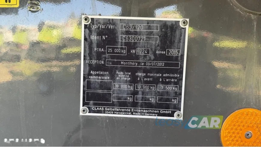 2015 Claas LEXION, 2 603 mth, dovoz Skladom v EÚ — foto 5 z 24