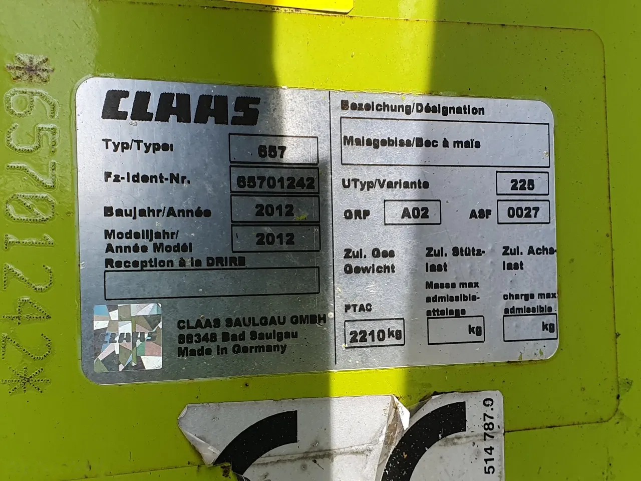 2012 Claas Orbis 450, dovoz Skladom v EÚ — foto 9 z 15