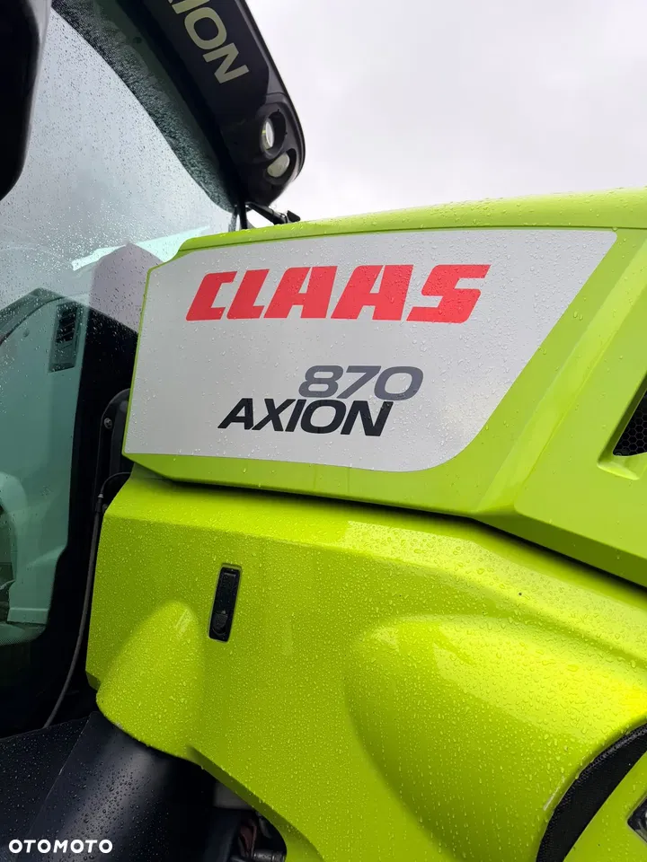 2017 Claas Axion 870 CMATIC CEBIS, 8 282 mth, dovoz Skladom v EÚ — foto 2 z 20