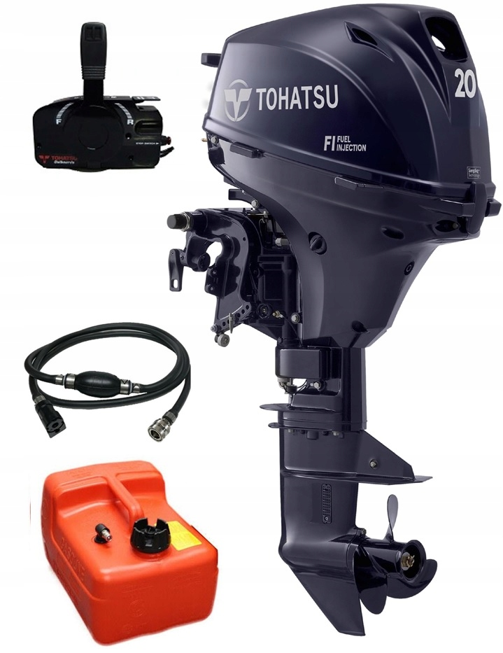 Tohatsu Mfs 20e Eptl závěsný motor Power Tilt, Skladom v EÚ — foto 1