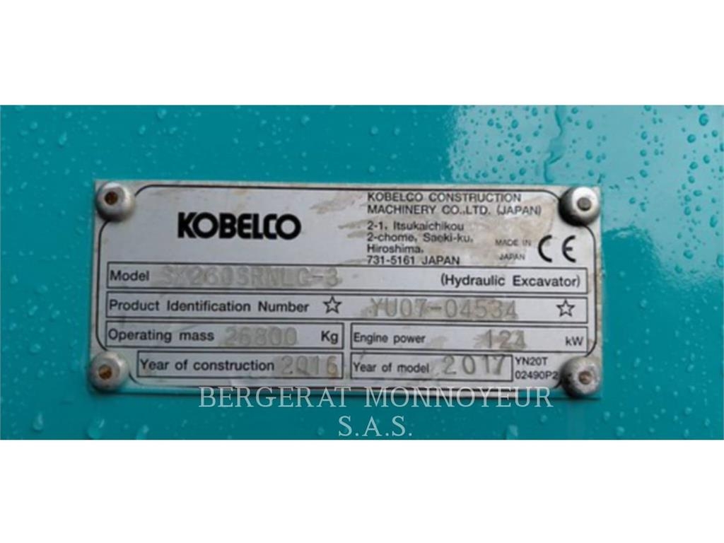 2017 Kobelco, 10 535 mth, dovoz Skladom v EÚ — foto 7 z 16