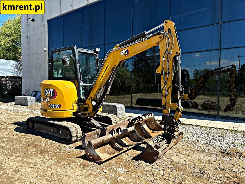 2020 Cat 303.5 E CR, 2 443 mth, dovoz Skladom v EÚ — foto 3 z 16