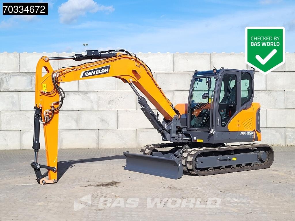 2025 Develon DX85 R-7 A, 12 mth, dovoz Skladom v EÚ — foto 1 | AMECAR 2025 Develon DX85 R-7 A, 12 mth, dovoz Skladom v EÚ — foto 1
