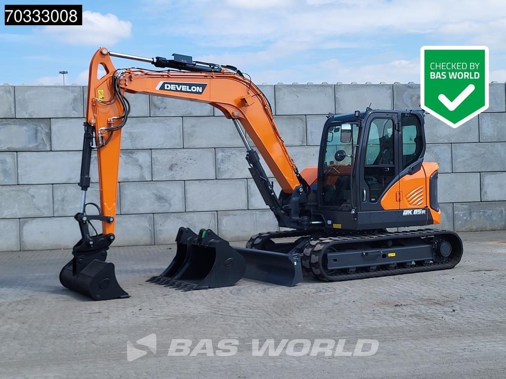 2025 Develon DX85 R-7 A, 8 mth, dovoz Skladom v EÚ — foto 1 | AMECAR 2025 Develon DX85 R-7 A, 8 mth, dovoz Skladom v EÚ — foto 1