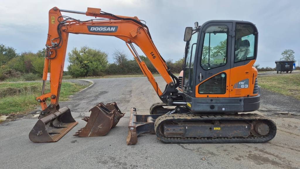 2020 Doosan DX 63-3, 2 770 mth, dovoz Skladom v EÚ — foto 1