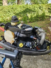 Závěsný motor, Yamaha, 4 KM, 4-suw, stopa - L, 2008r, Skladom v EÚ — foto 1