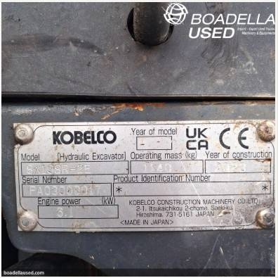 2024 Kobelco SK 10 SR -2E, 636 mth, dovoz Skladom v EÚ — foto 9 z 12