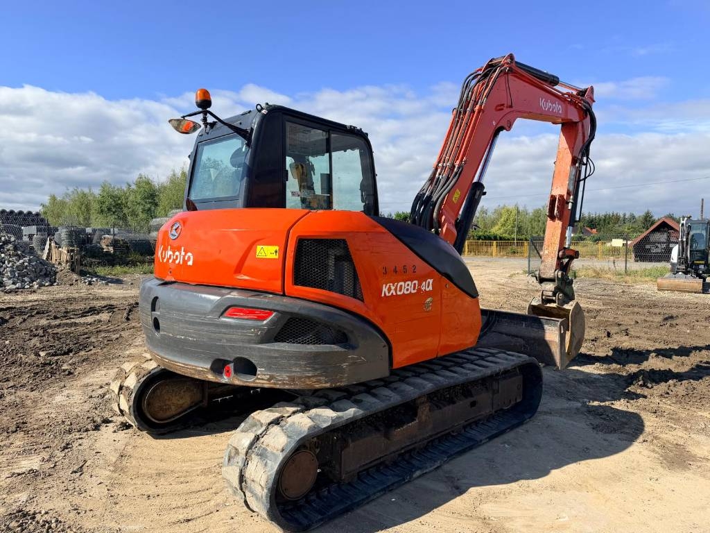 2020 Kubota KX 080-4, 4 341 mth, dovoz Skladom v EÚ — foto 2 z 10