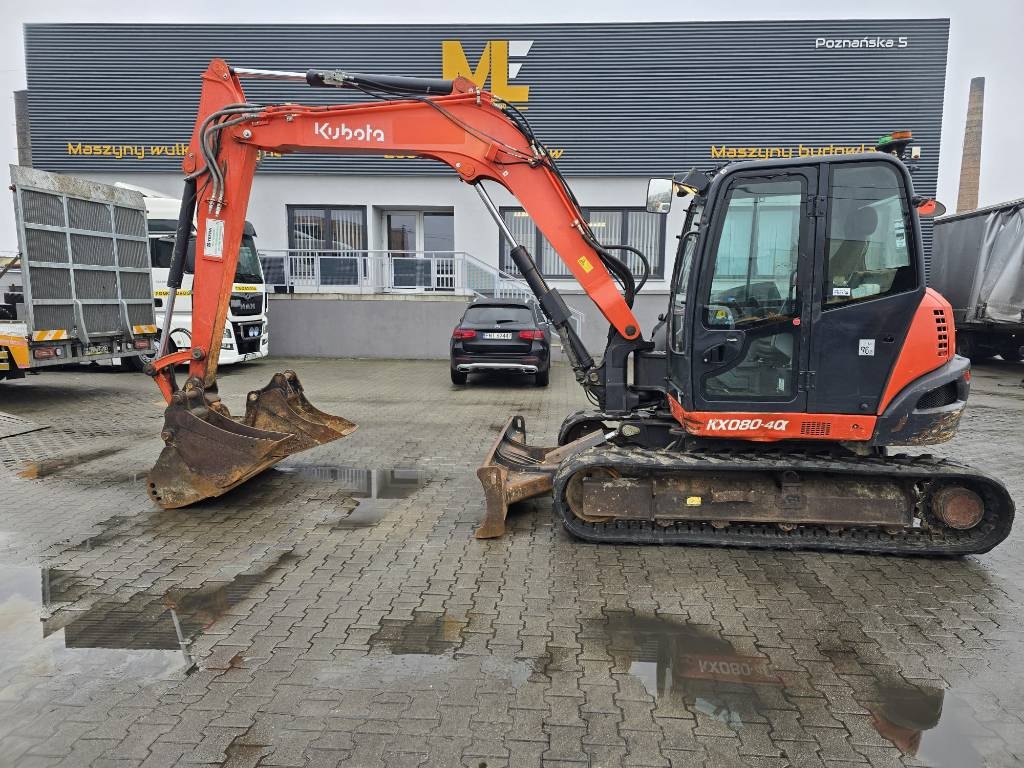 2018 Kubota KX 080-4, 4 290 mth, dovoz Skladom v EÚ — foto 1 | AMECAR 2018 Kubota KX 080-4, 4 290 mth, dovoz Skladom v EÚ — foto 1