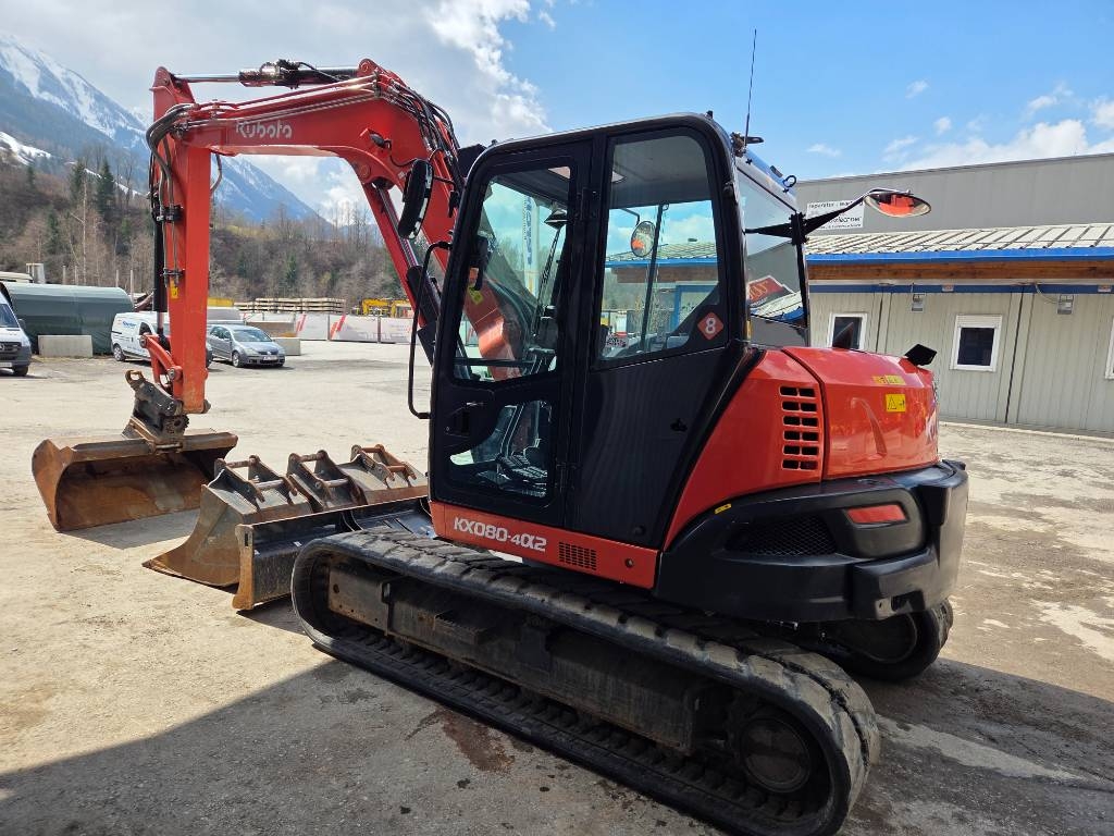 2022 Kubota KX 080-4, 1 700 mth, dovoz Skladom v EÚ — foto 2 z 7