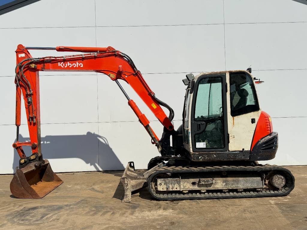 2010 Kubota KX080-3 - Quick Coupler, 3 952 mth, dovoz Skladom v EÚ — foto 1 | AMECAR 2010 Kubota KX080-3 - Quick Coupler, 3 952 mth, dovoz Skladom v EÚ — foto 1