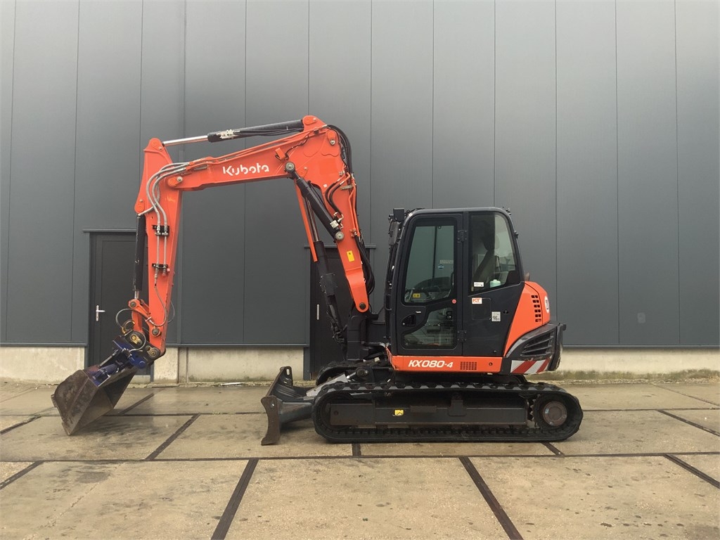 2014 Kubota KX 080-4, 5 075 mth, dovoz Skladom v EÚ — foto 1 | AMECAR 2014 Kubota KX 080-4, 5 075 mth, dovoz Skladom v EÚ — foto 1