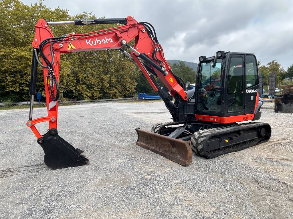 2019 Kubota KX 080-4, 3 800 mth, dovoz Skladom v EÚ — foto 2 z 13