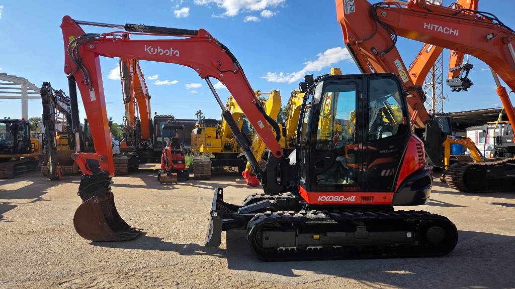 2018 Kubota KX 080-4, 4 300 mth, dovoz Skladom v EÚ — foto 1 | AMECAR 2018 Kubota KX 080-4, 4 300 mth, dovoz Skladom v EÚ — foto 1