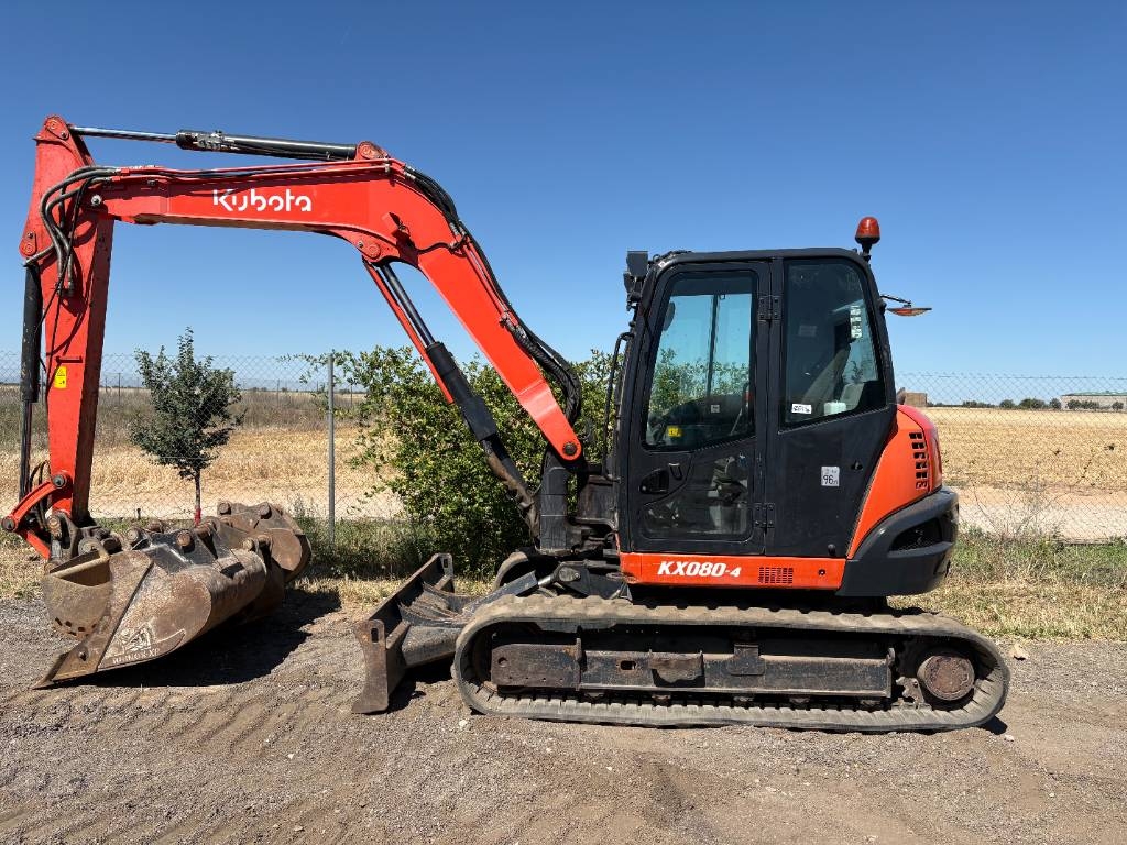2019 Kubota KX 080-4, 3 700 mth, dovoz Skladom v EÚ — foto 1 | AMECAR 2019 Kubota KX 080-4, 3 700 mth, dovoz Skladom v EÚ — foto 1