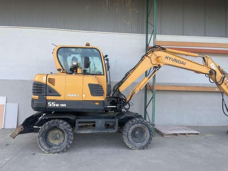 2016 Hyundai R55W-9A, 2 180 mth, dovoz Skladom v EÚ — foto 1 | AMECAR 2016 Hyundai R55W-9A, 2 180 mth, dovoz Skladom v EÚ — foto 1