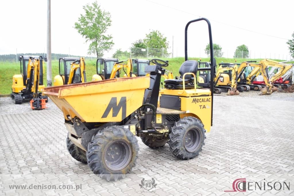 2018 Mecalac TA 1 EH Terex HD1000 JCB 1T-1 High tip d, 916 mth, dovoz Skladom v EÚ — foto 1 | AMECAR 2018 Mecalac TA 1 EH Terex HD1000 JCB 1T-1 High tip d, 916 mth, dovoz Skladom v EÚ — foto 1