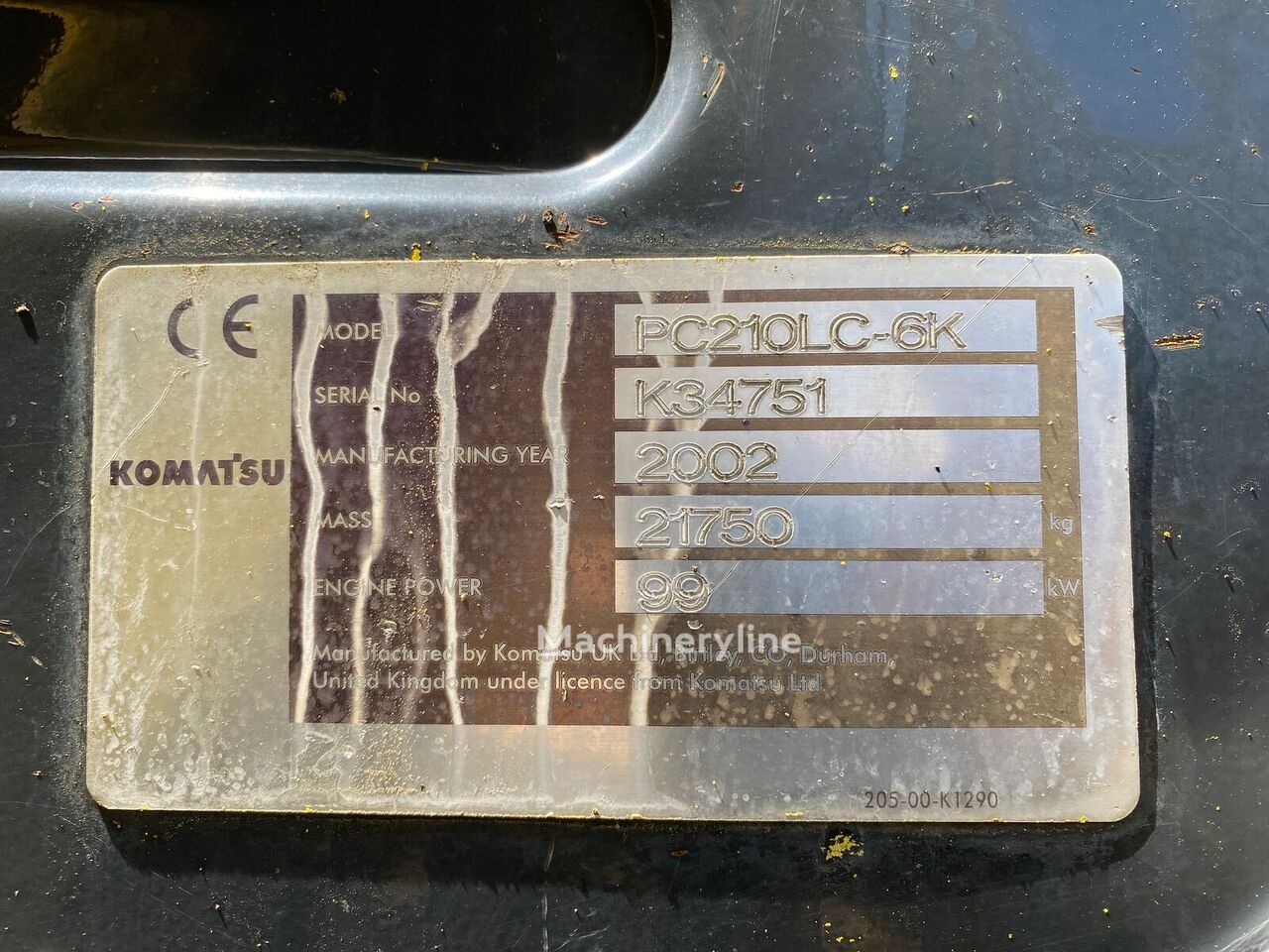 2002 Komatsu PC, dovoz Skladom v EÚ — foto 14 z 14