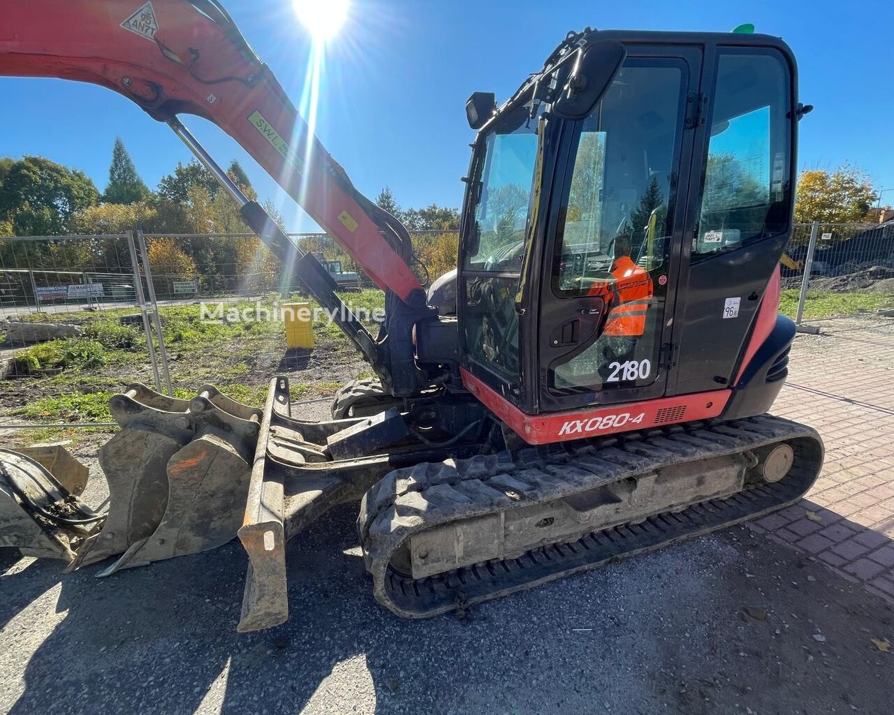 2016 Kubota KX-080-4, 6 693 mth, dovoz Skladom v EÚ — foto 1