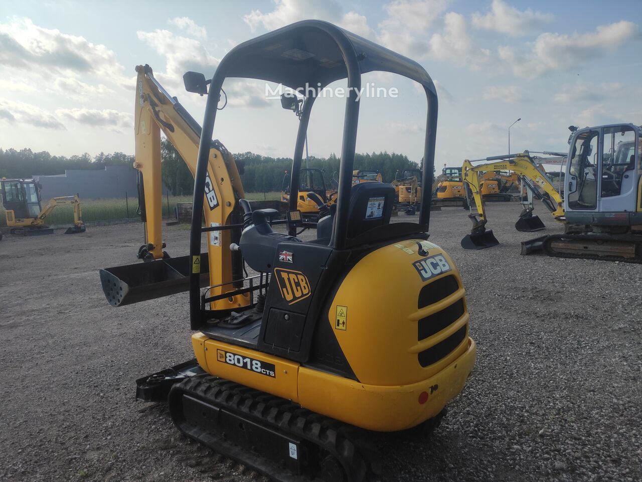 2014 JCB 8018, 3 700 mth, dovoz Skladom v EÚ — foto 8 z 11