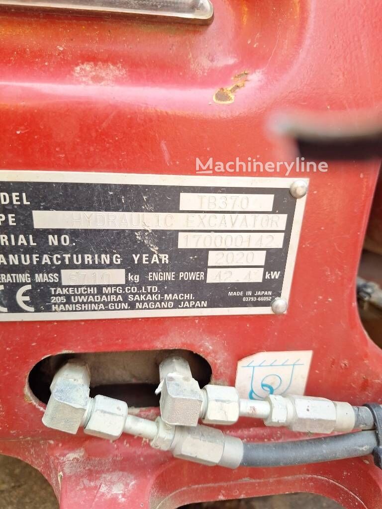 2020 Takeuchi TB, 3 492 mth, dovoz Skladom v EÚ — foto 8 z 8