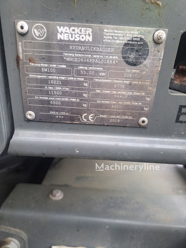 2019 Wacker Neuson EW, 4 220 mth, dovoz Skladom v EÚ — foto 10 z 16