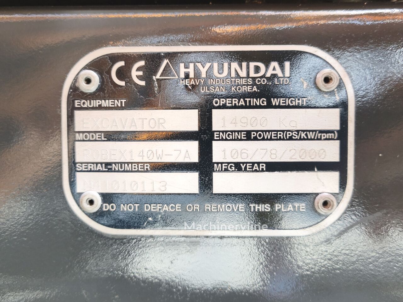 2008 Hyundai ROBEX, dovoz Skladom v EÚ — foto 9 z 11