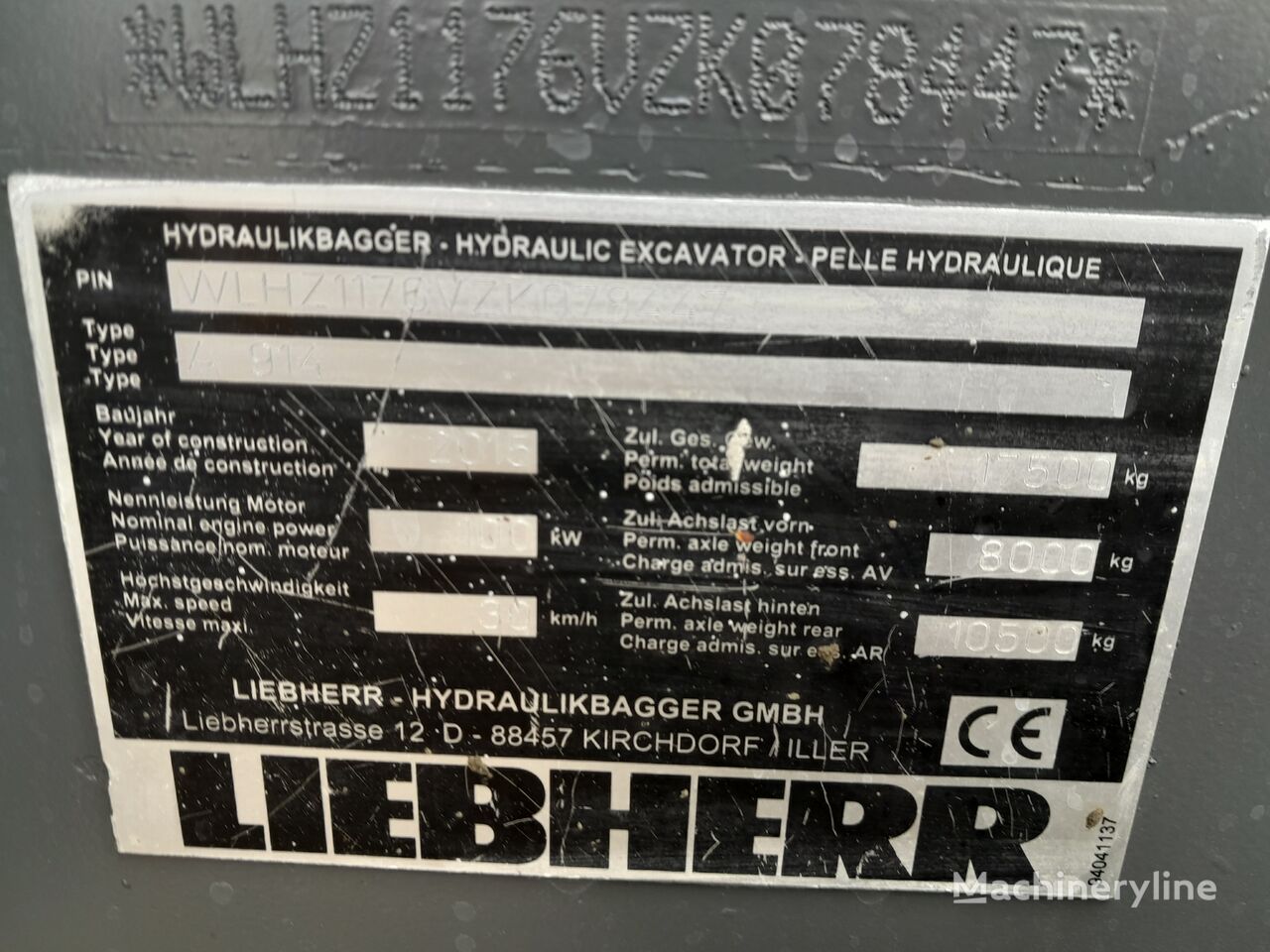 2015 Liebherr, 12 037 mth, dovoz Skladom v EÚ — foto 14 z 16