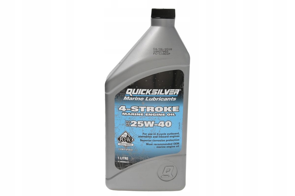 QUICKSILVER Olej na motorů 4T 25W40 1l mineralny, Skladom v EÚ — foto 1