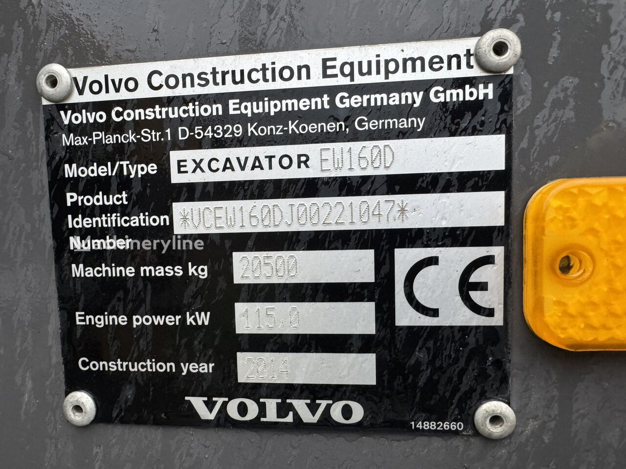 2015 Volvo EW, 10 400 mth, dovoz Skladom v EÚ — foto 10 z 16