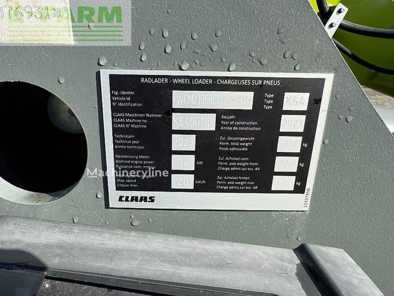2023 Claas TORION, dovoz Skladom v EÚ — foto 2 z 14