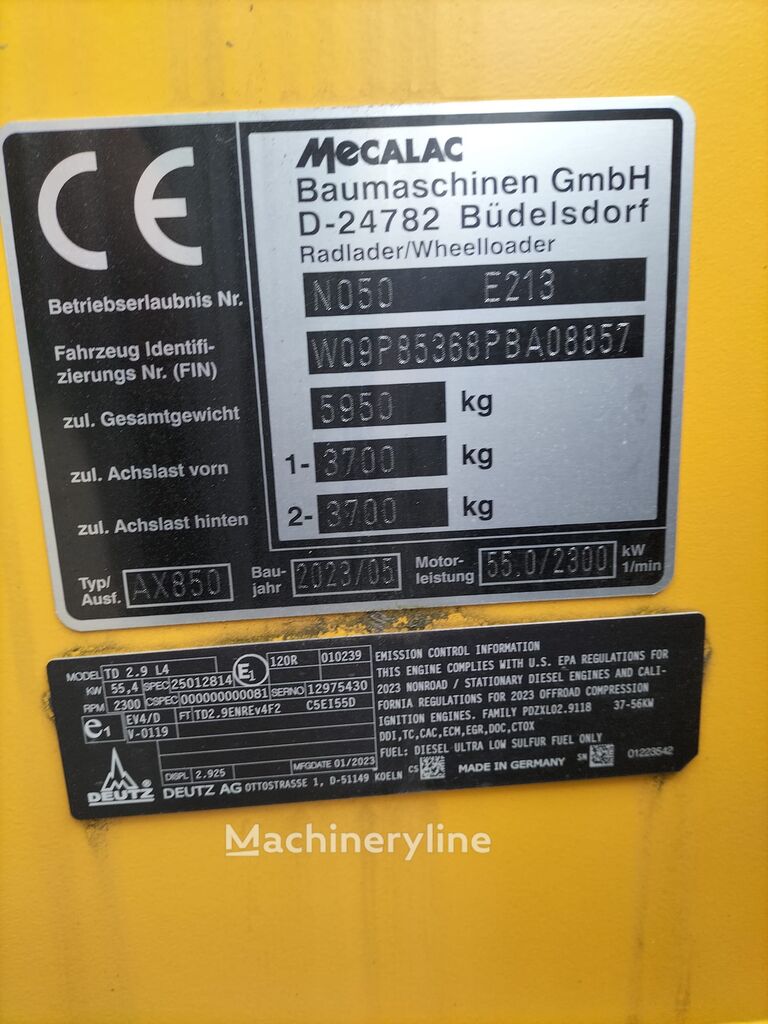 2023 Mecalac AX, dovoz Skladom v EÚ — foto 13 z 13