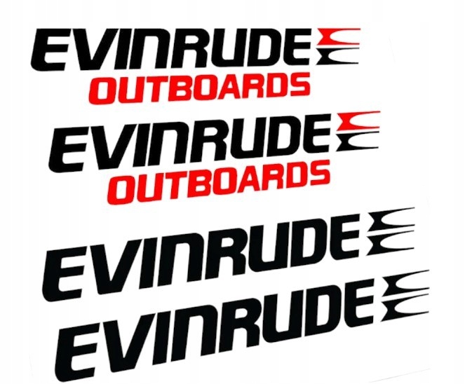 Naklejki Evinrude E-tec, Skladom v EÚ — foto 1