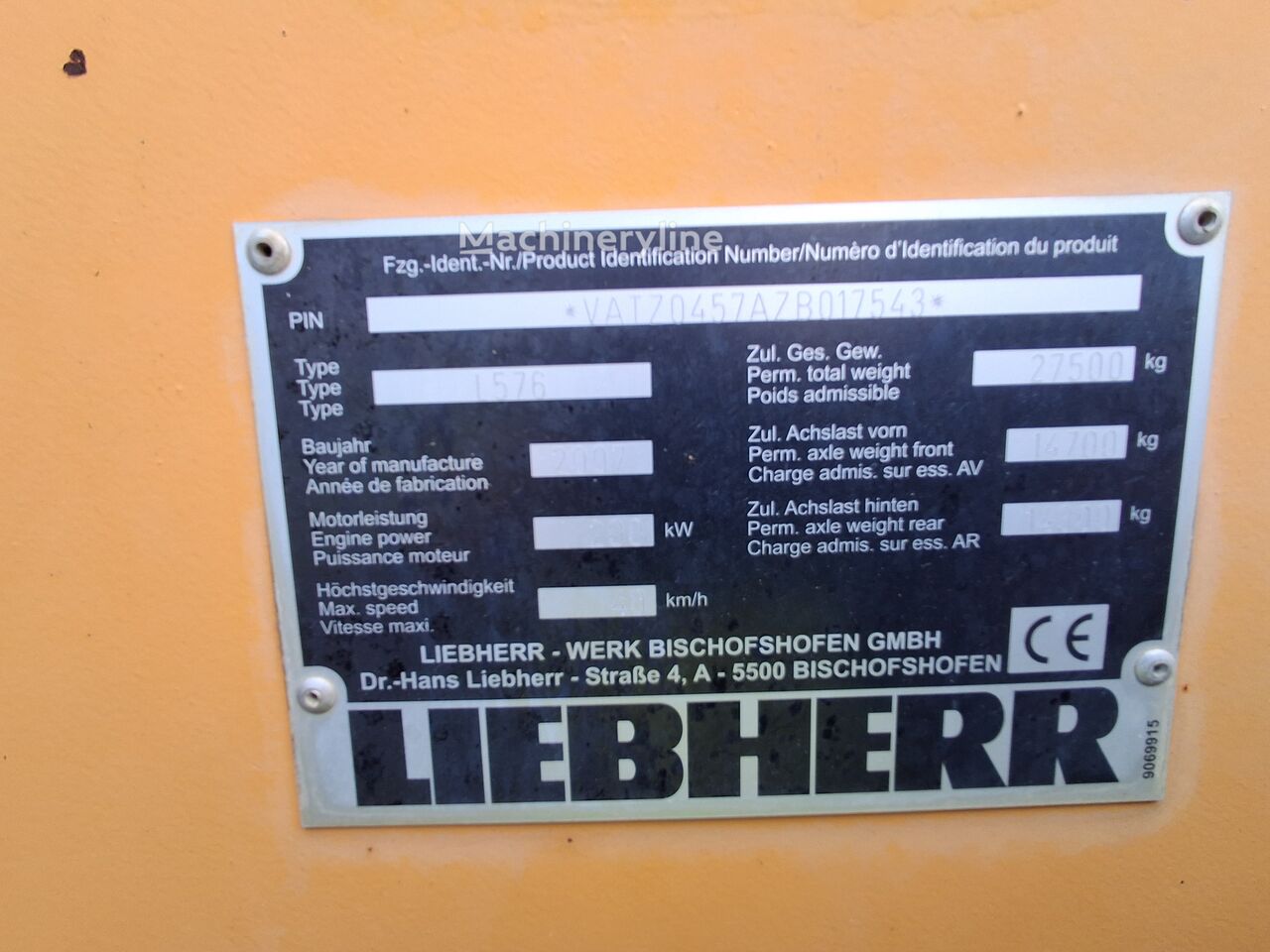 2007 Liebherr, 21 500 mth, dovoz Skladom v EÚ — foto 3 z 7