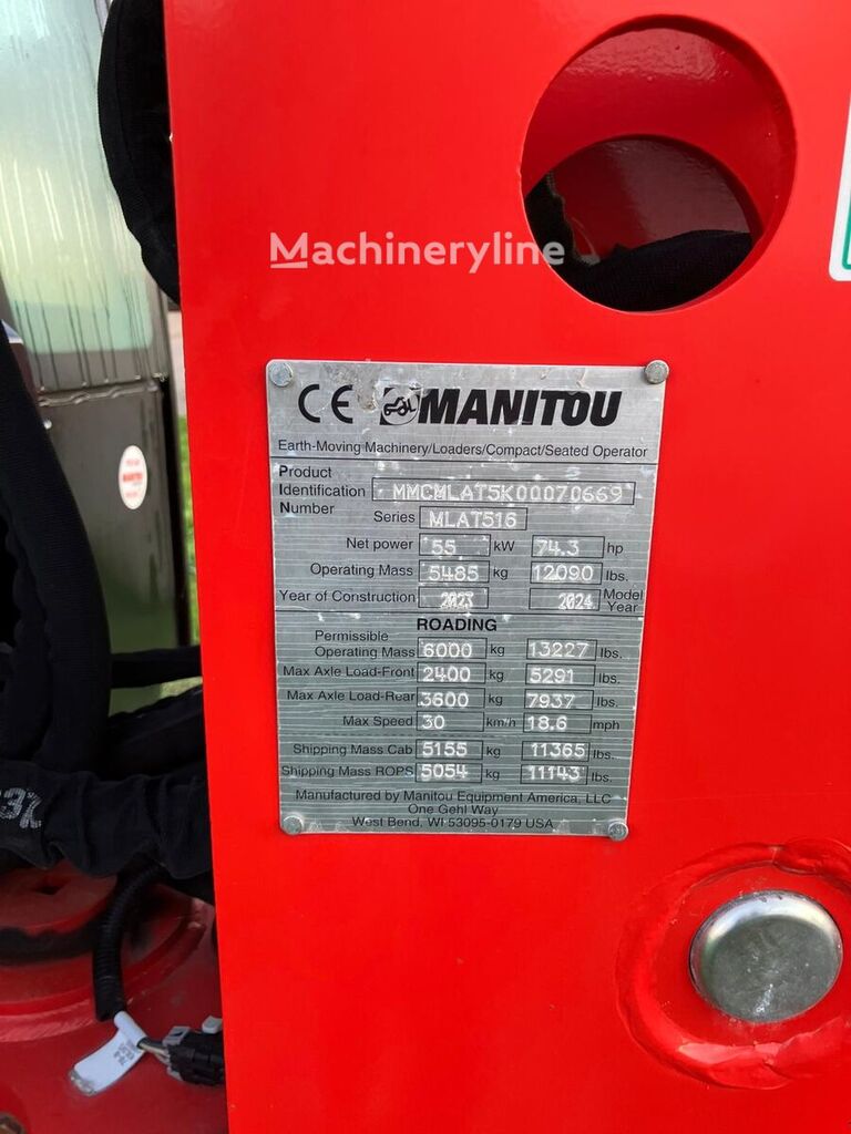 2024 Manitou MLA, 75 mth, dovoz Skladom v EÚ — foto 14 z 14
