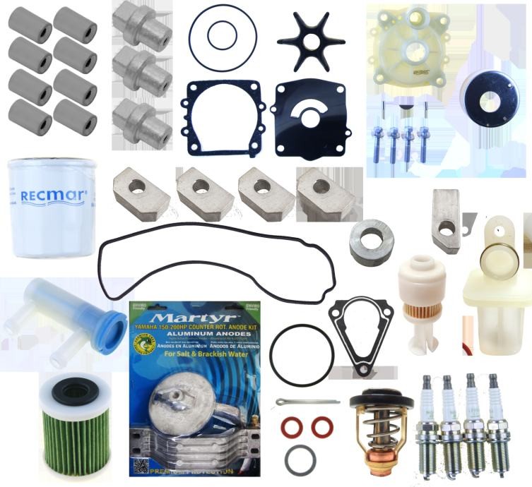 Sada servisní Yamaha F150a 2003-, F150b 2012-,f150d 2015-, F150f 2015, Skladom v EÚ — foto 1