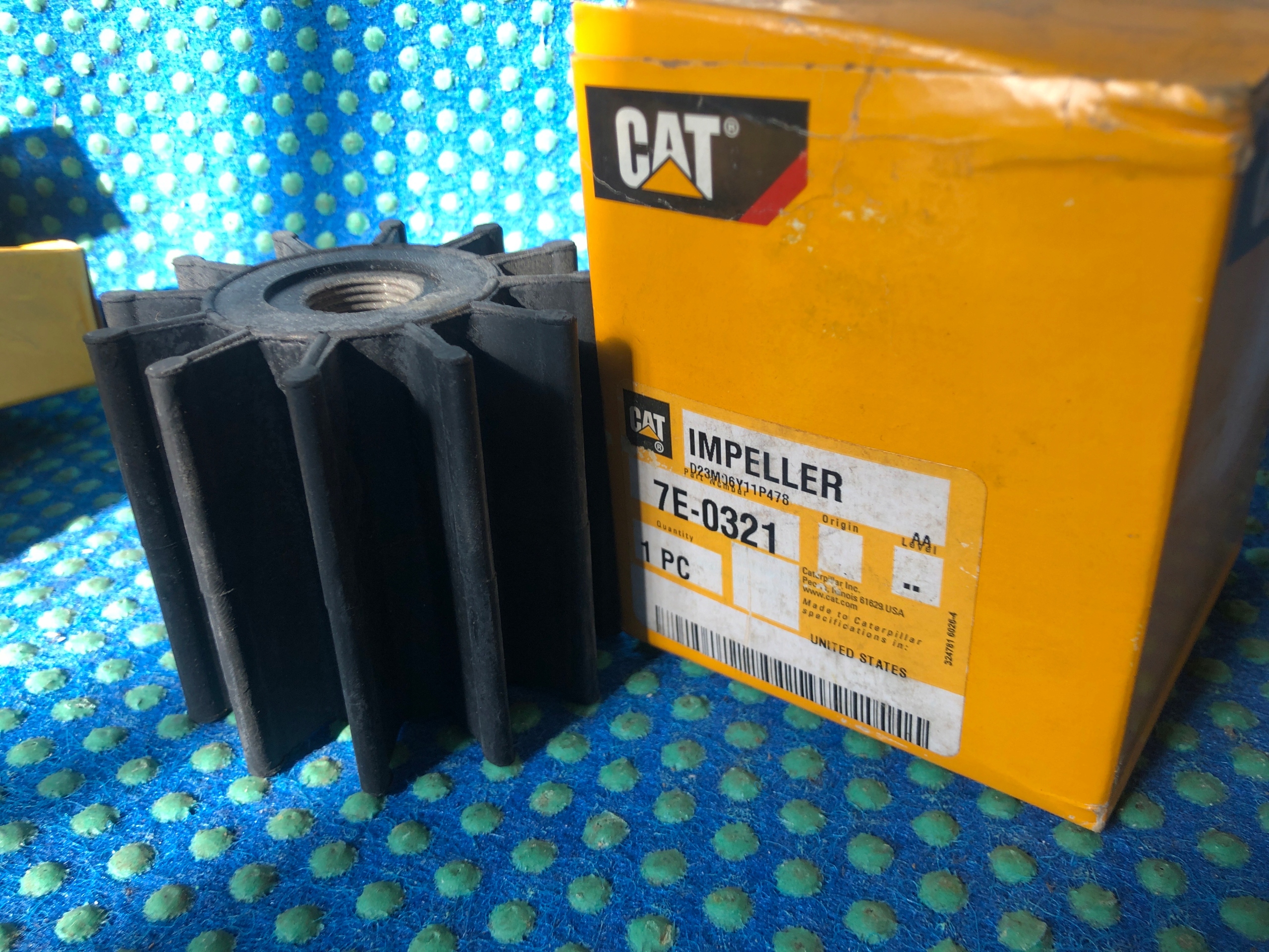Wirnik pompy wodnej CAT 7E-0321, Skladom v EÚ — foto 1