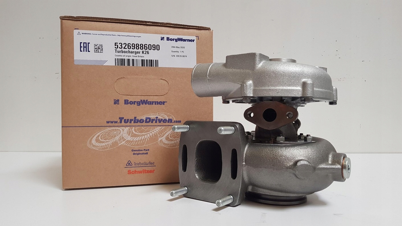 Turbo Borgwarner Kkk 53269886090 53269706090, Skladom v EÚ — foto 1