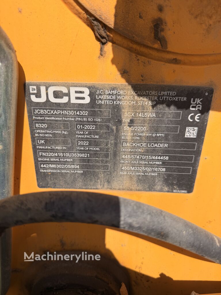 2022 JCB 3CX, 551 mth, dovoz Skladom v EÚ — foto 8 z 16