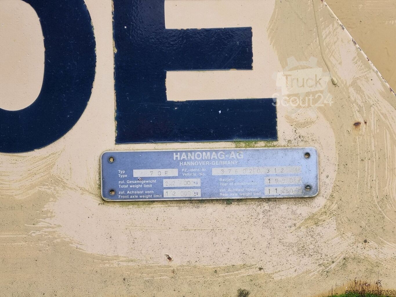 1990 Hanomag 70 E, 2 771 mth, dovoz Skladom v EÚ — foto 2 z 5
