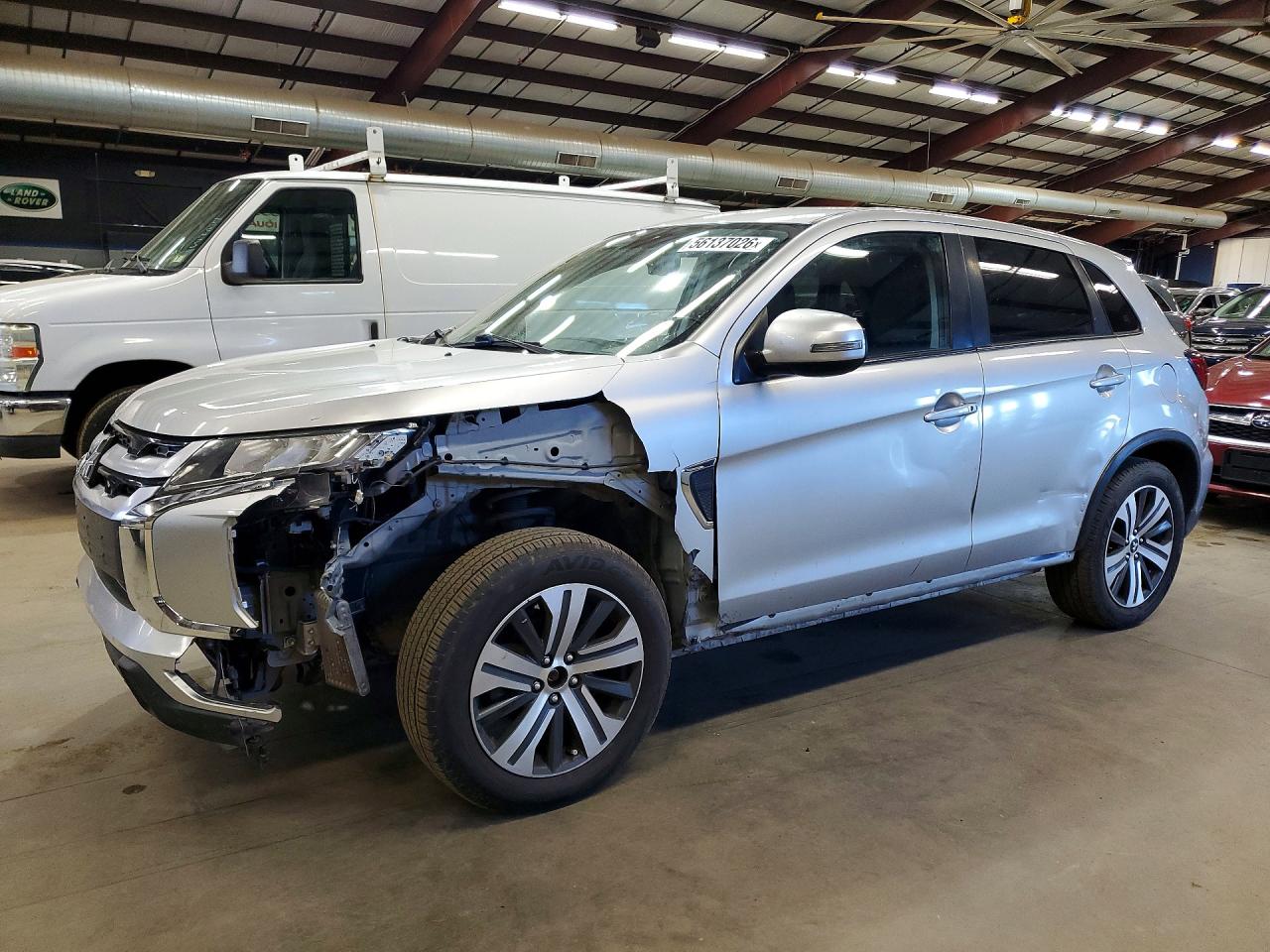2021 Mitsubishi OUTLANDER SPORT ES, strieborná, 147 074 km, dovoz USA — foto 1