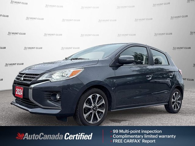 2024 Mitsubishi Mirage, sivá, 33 569 km, dovoz Kanada — foto 1