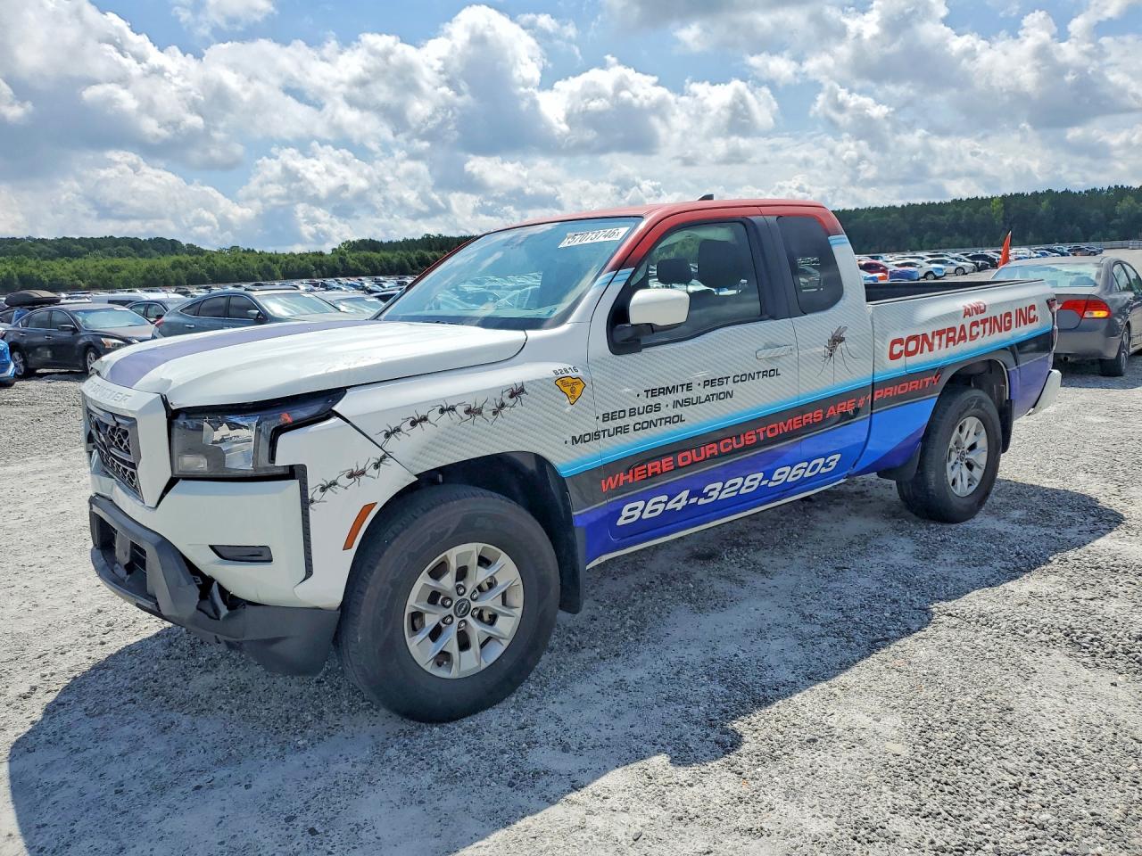 2024 Nissan FRONTIER SV, biela, 73 272 km, dovoz USA — foto 1