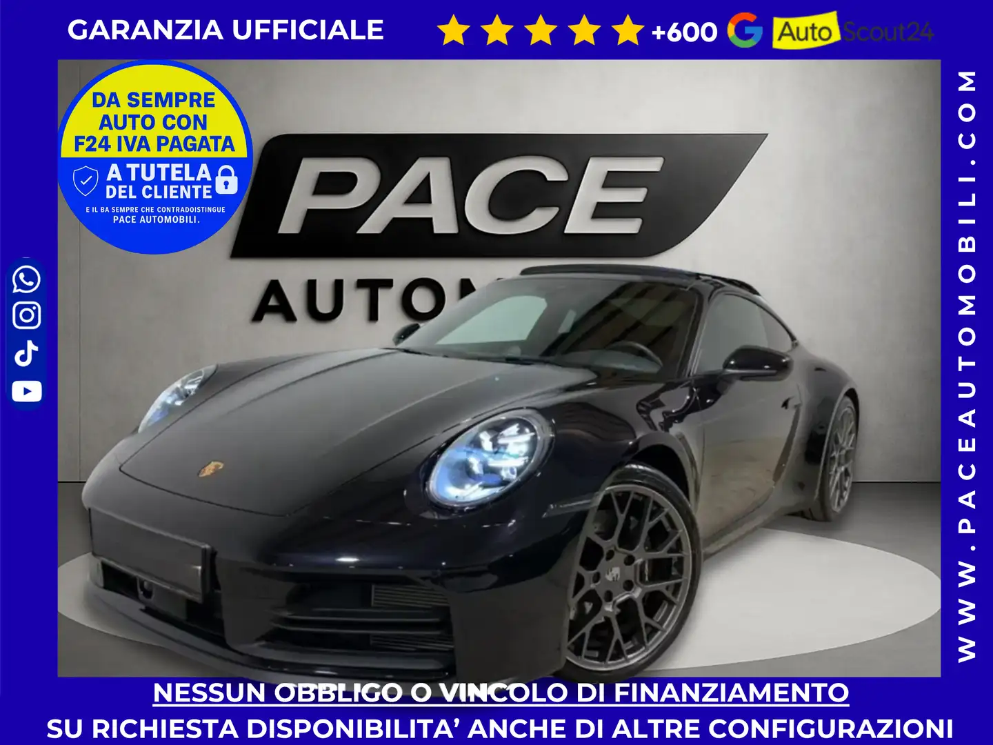 2026 Porsche 992, čierna, 10 km, Taliansko — foto 1
