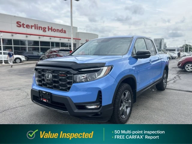 2025 Honda Ridgeline TrailSport | Winter Wheels | All Weather Mats | Sunroof | Leather, modrá, 29 302 km, dovoz Kanada — foto 1