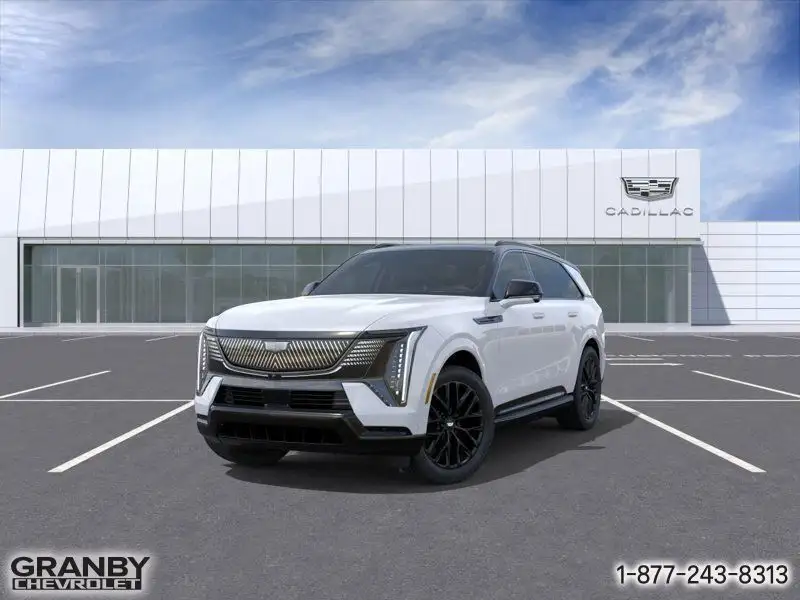 2026 Cadillac ESCALADE IQ ELECTRIC SPORT AWD (1SF) AUTONOMIE :, biela, 0 km, dovoz Kanada — foto 1